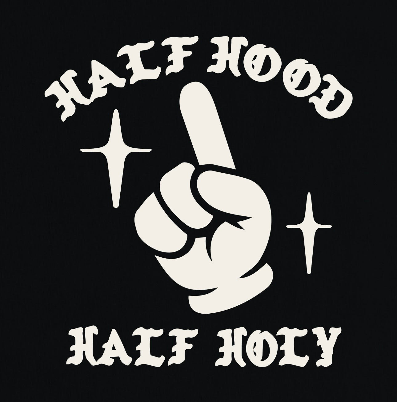 Half Hood Half Holy tee
