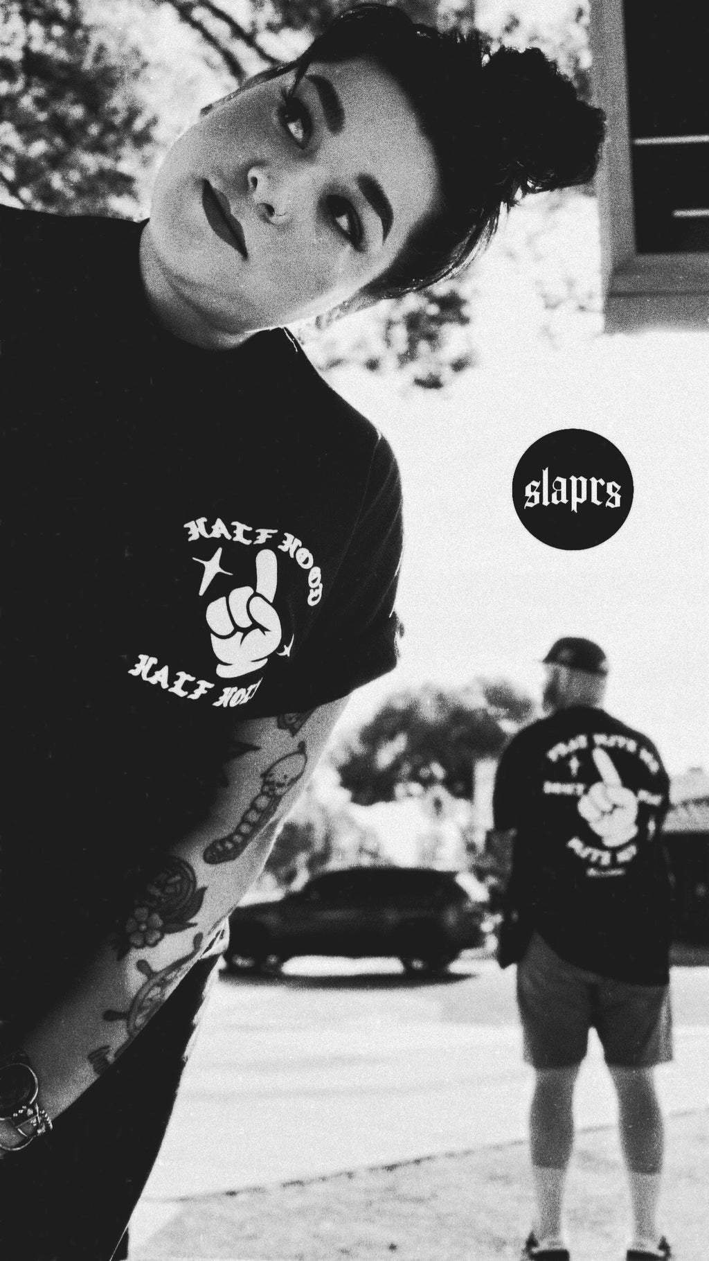 Half Hood Half Holy tee