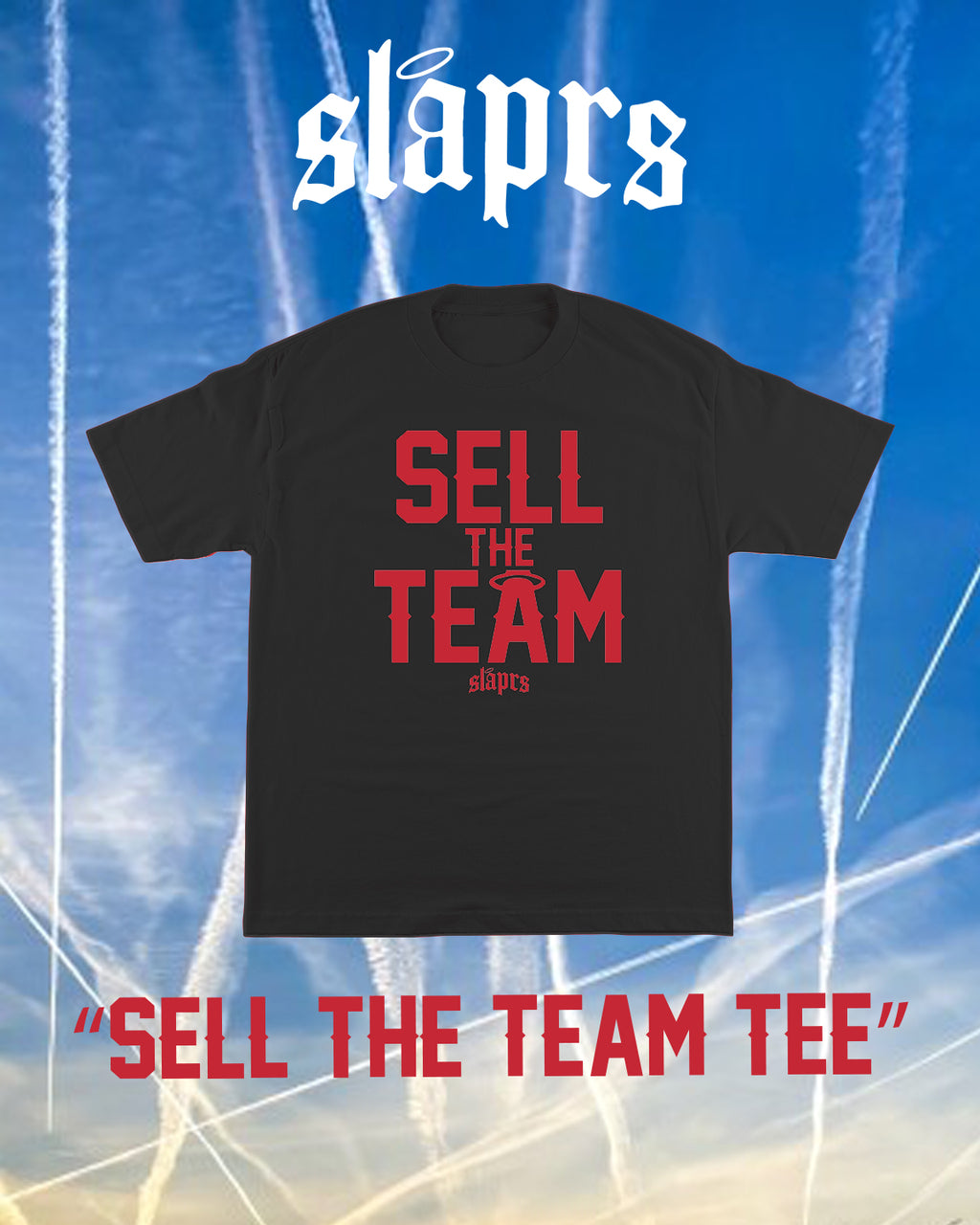 Sell the Team tee  (black)