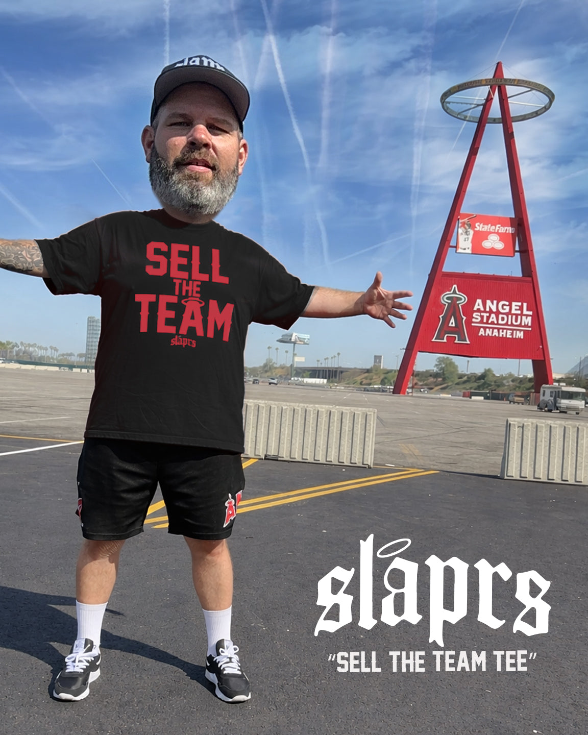 Sell the Team tee  (black)
